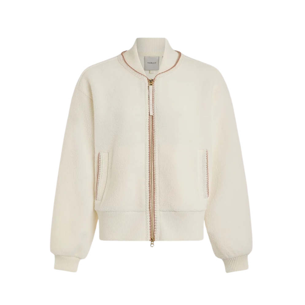 Klaudia Fleece Jacket Egret