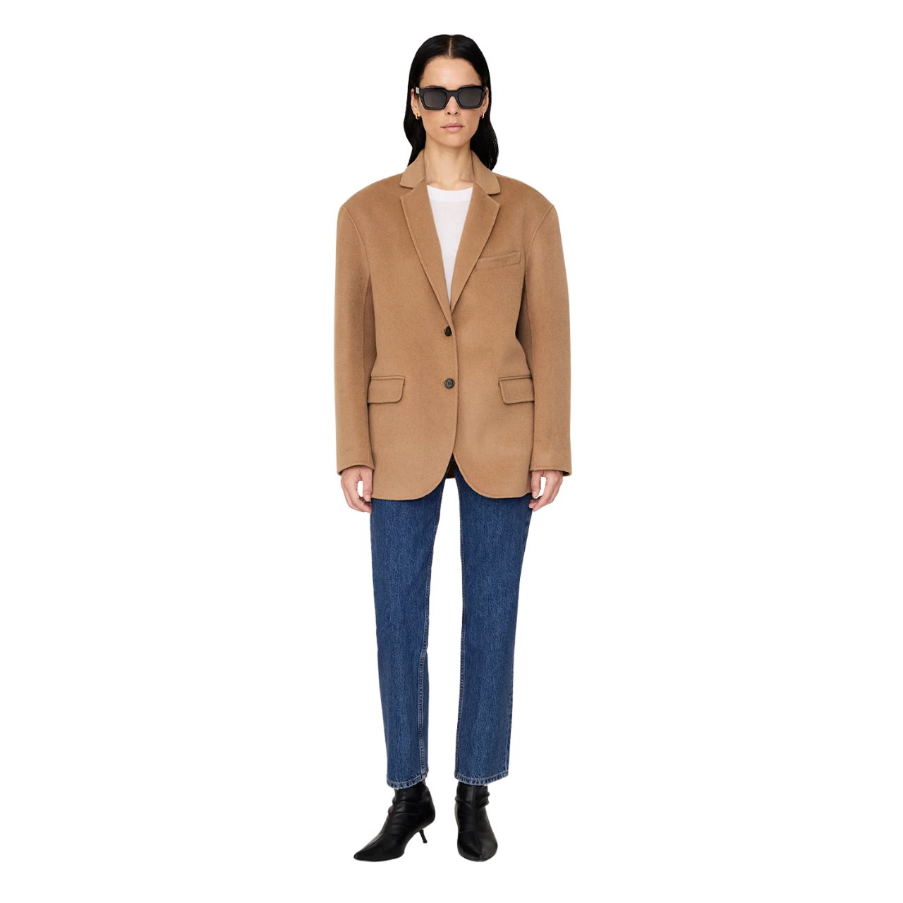 Quinn Blazer Camel Cashmere Blend