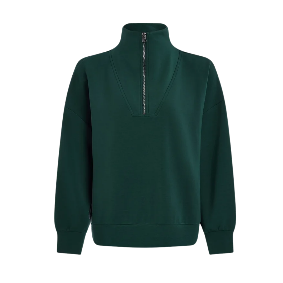 Hawley Half Zip Sweat Pine