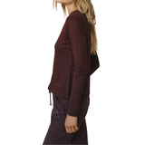 Crew Neck Tee L/S Pinot Noir