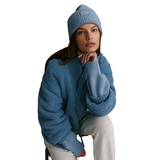 Serina Reversible Quilt Jacket Blue