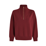 Hawley Half Zip Maroon