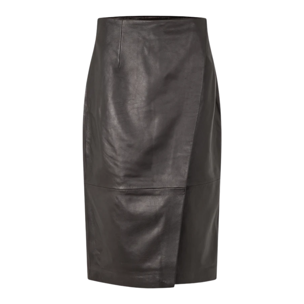 Novel Leather Skirt Chocolate Tort