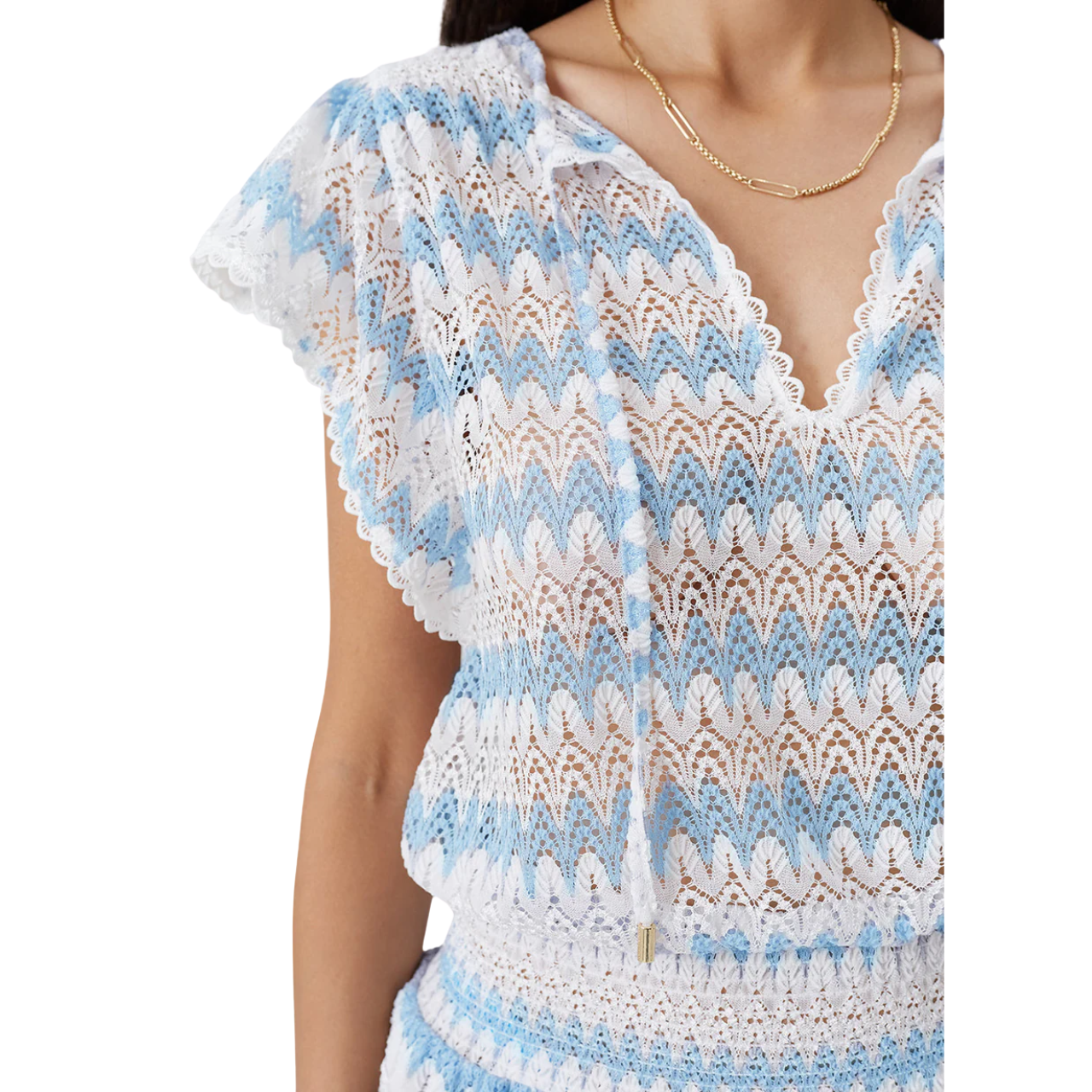 Remi Dress White/Oasis