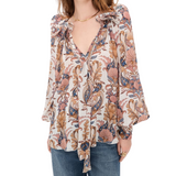 Sea Garden Off White Blouse