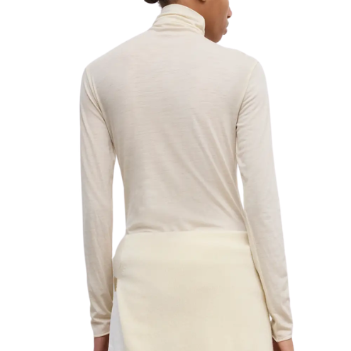 Wool Jersey Rollneck Cream