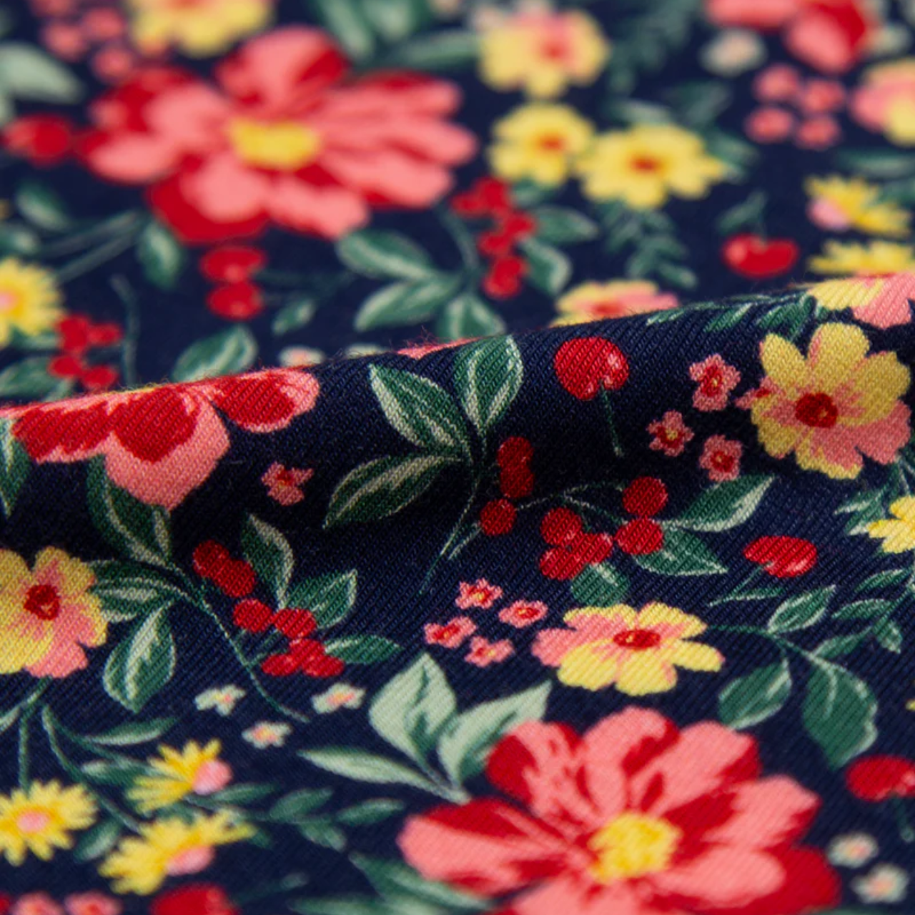 Long Pyjama Set- Cherry Bloom