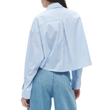 Marin Cropped Striped Shirt