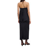 Square Slim Dress Black