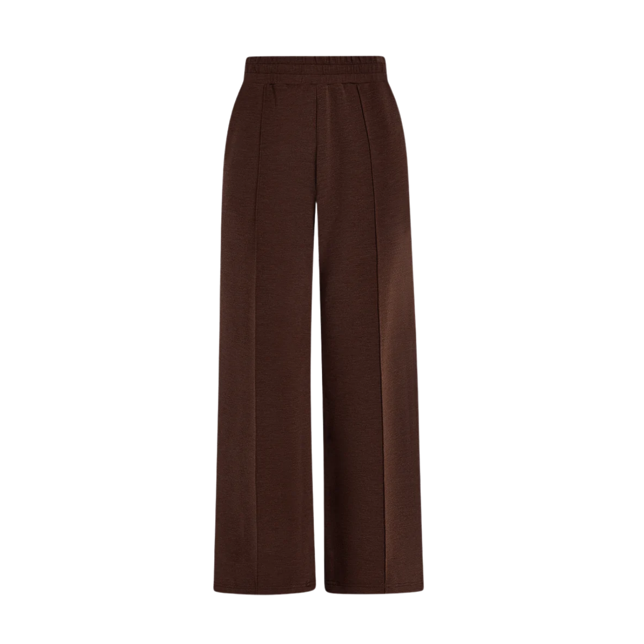 The Wide Leg Pant 30 Coffee/Marl