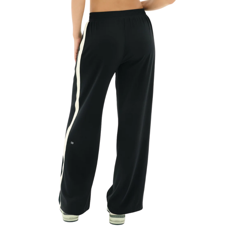 Luca Airweight trouser w/Stripe Black White