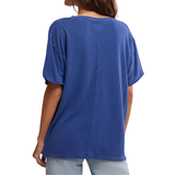 Nina V Tee Indigo