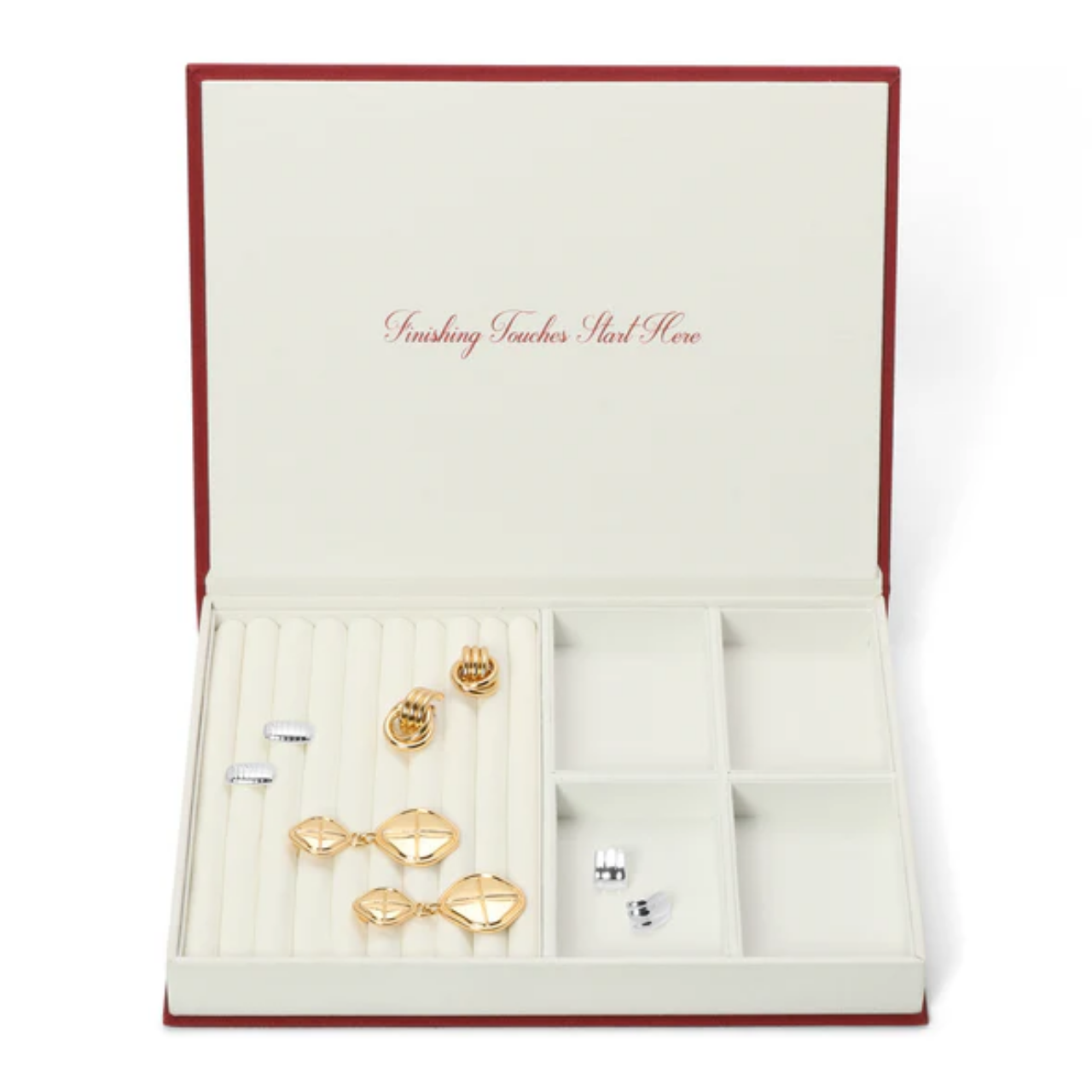 Book Jewllery Box Classic Red