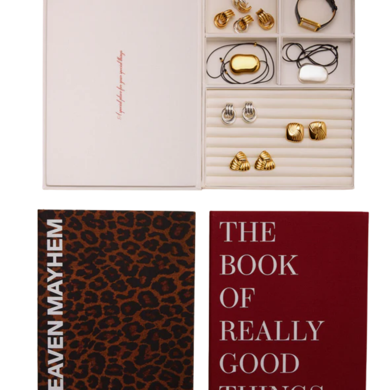Book Jewllery Box Classic Red