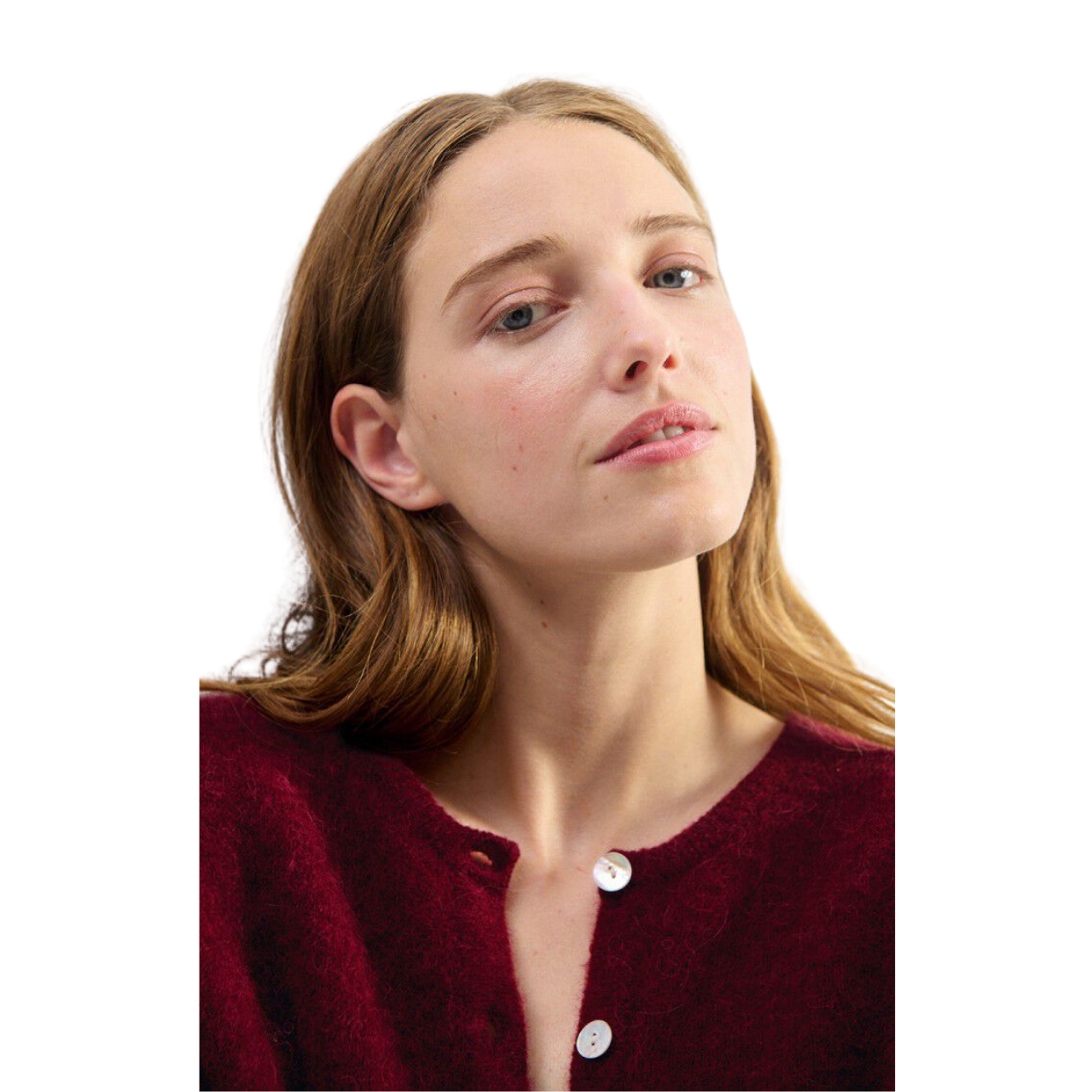 Vitow Cardigan Cherry