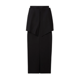 Square Slim Dress Black