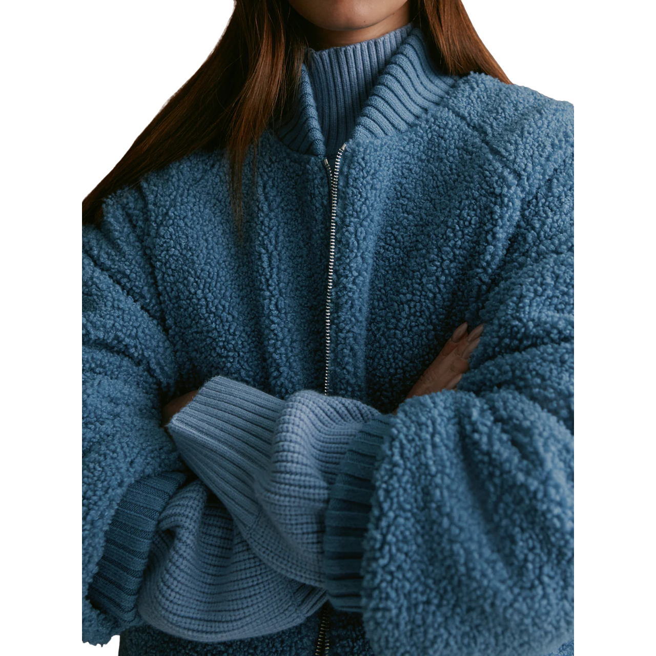 Serina Reversible Quilt Jacket Blue