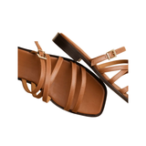 Isys Flat Sandals Camel