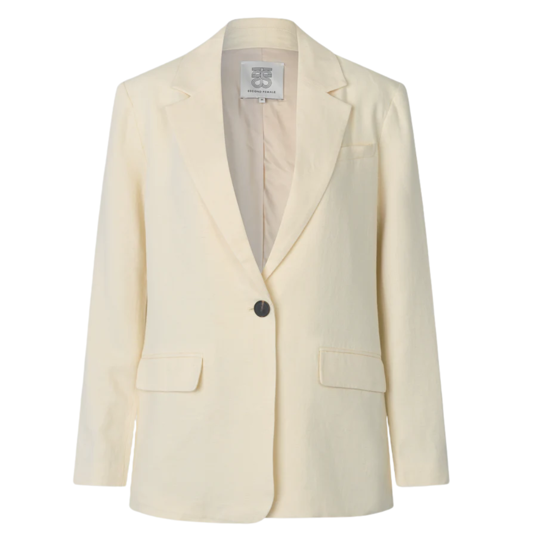 Lino Blazer Alabaster
