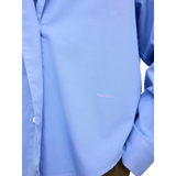 Cropped Shirt Mid Blue