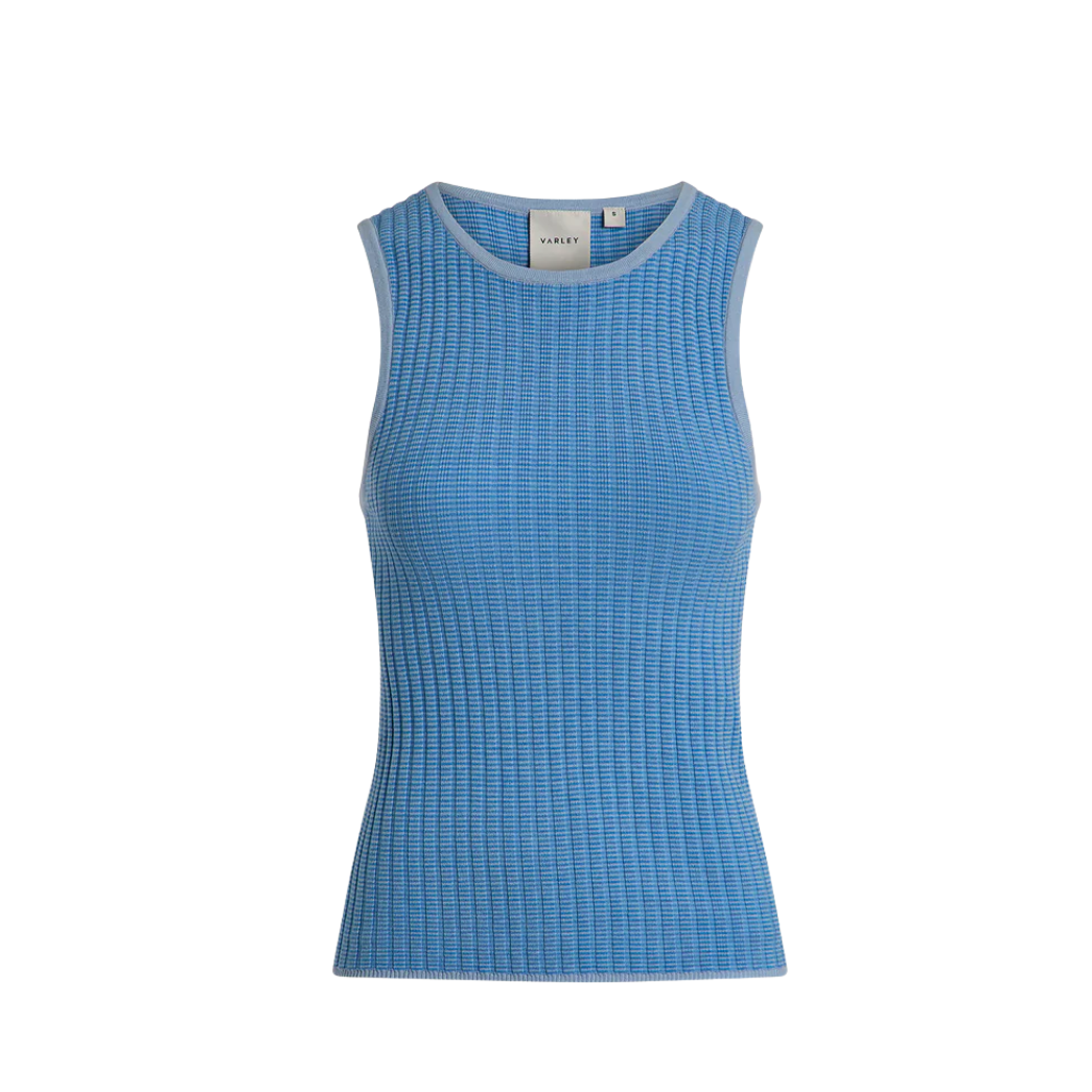 Hanson Knit Tank Mist Blue