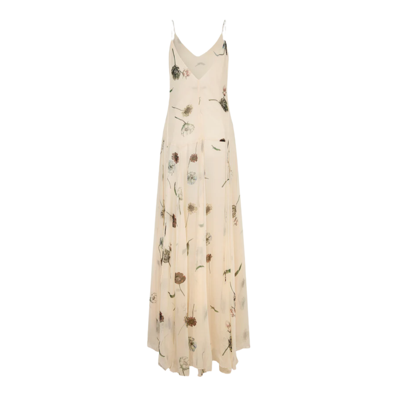 Florala Strap Dress Sand