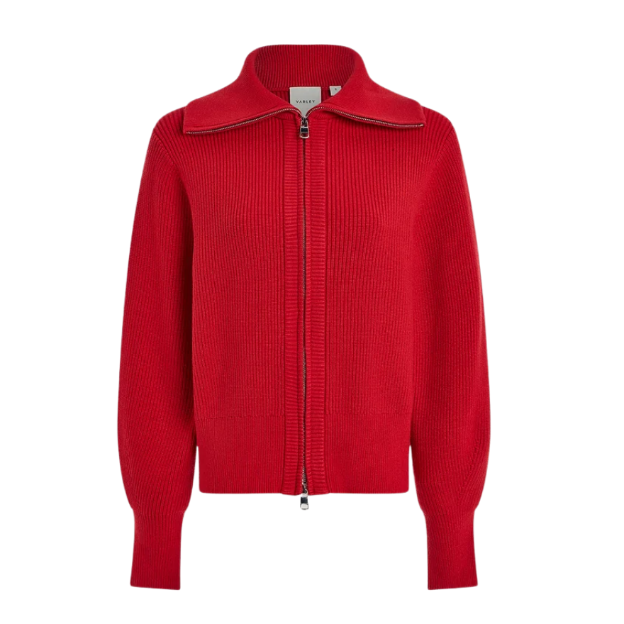 Enrico Knit Jacket Red