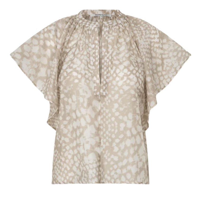 Shades Blouse Taupe