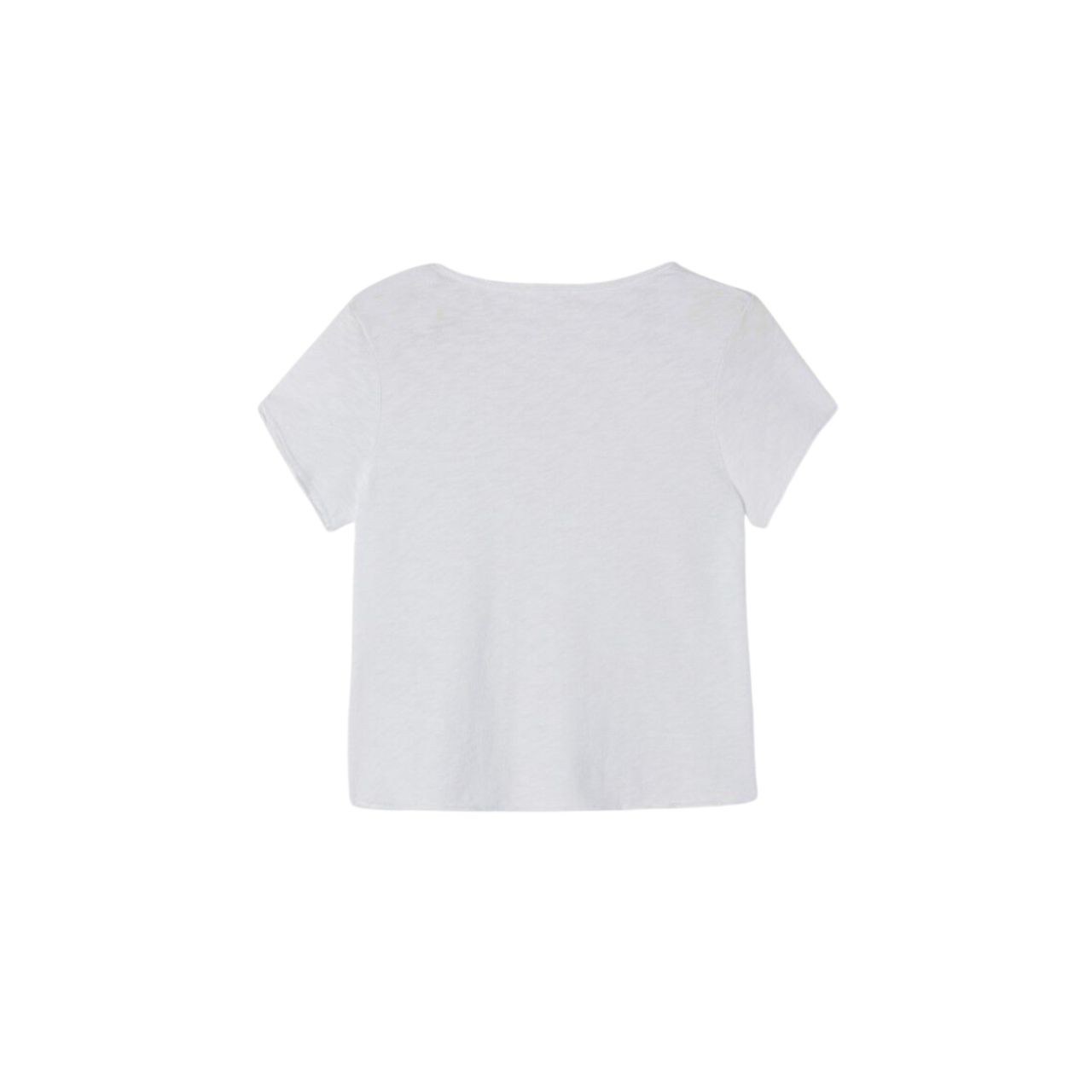 Sonoma Tee Raw Hem White