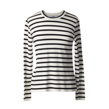 Jersey LS Top White Stripe