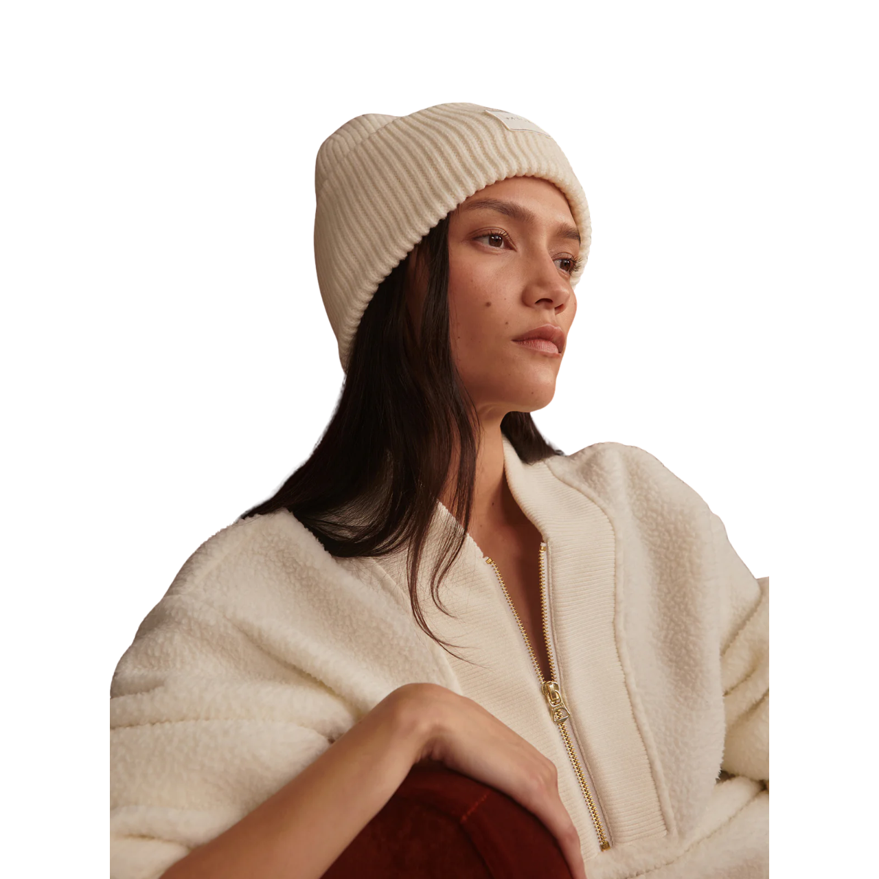 Mumford Half Zip Fleece Egret