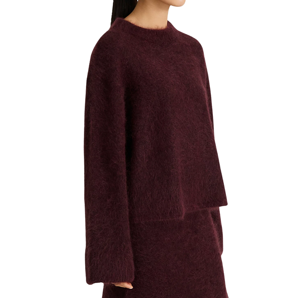 Niclas Short Sweater Bordeax