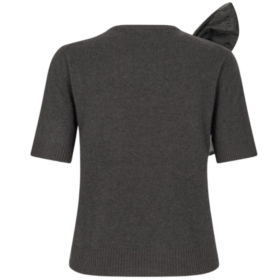 Leara Knit O Neck Black