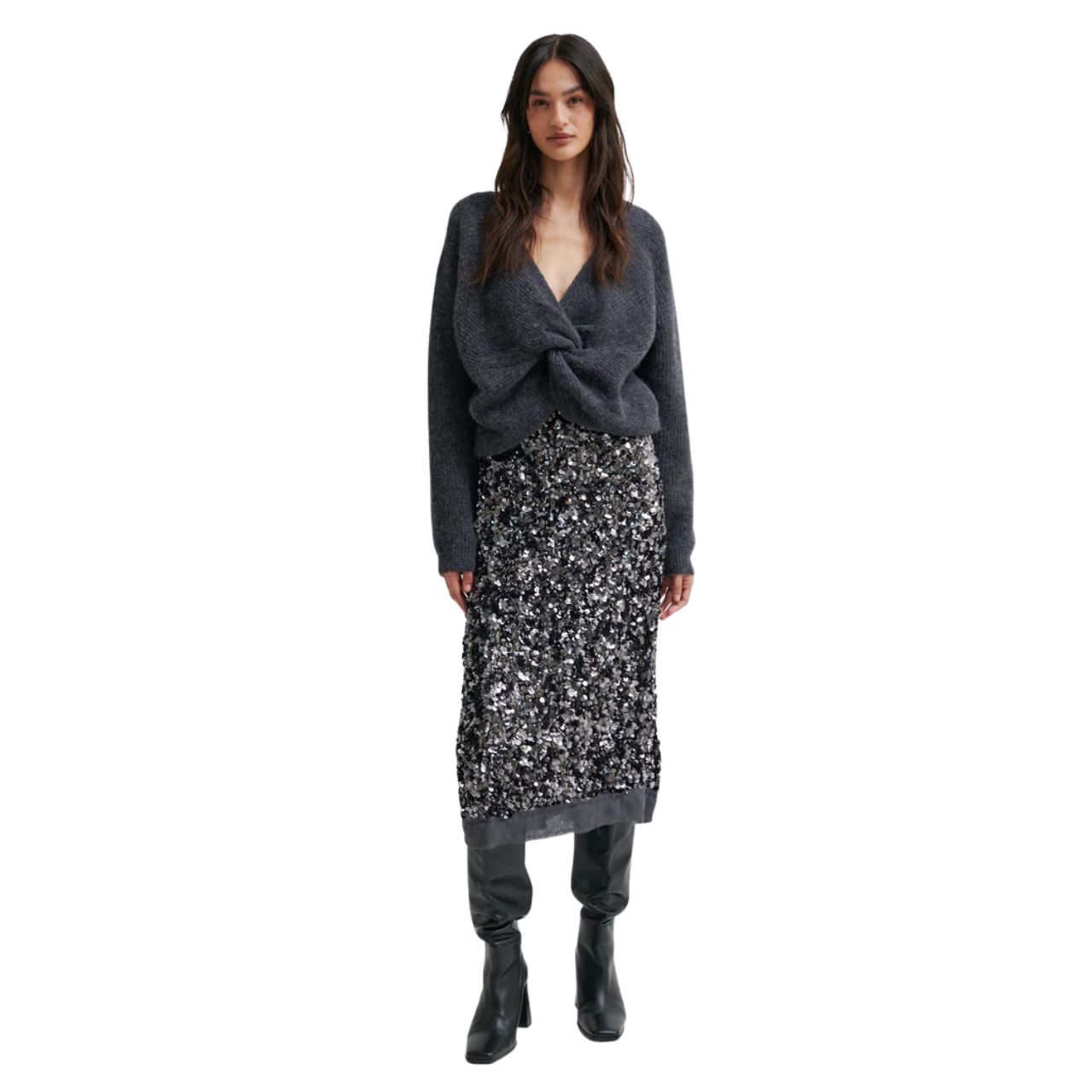 Flare Knit Grey