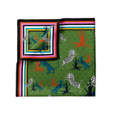 Jungle Green Pocket Square