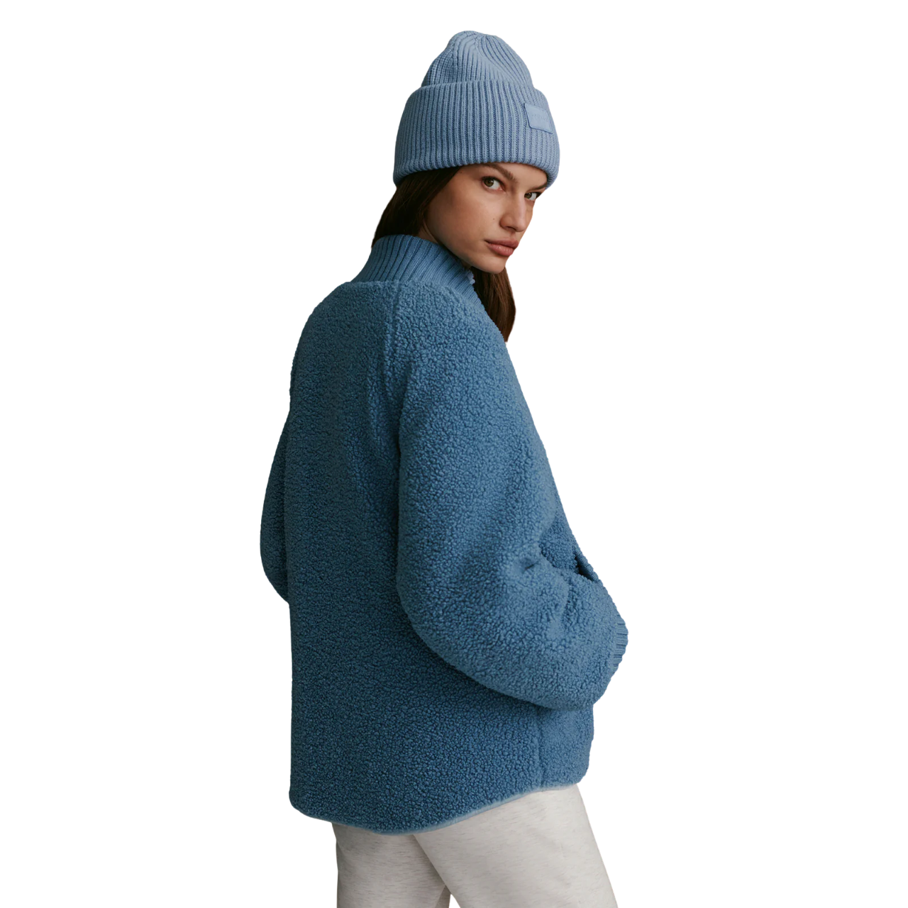 Serina Reversible Quilt Jacket Blue