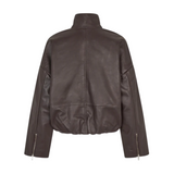 Boston Leather Jacket Fudge