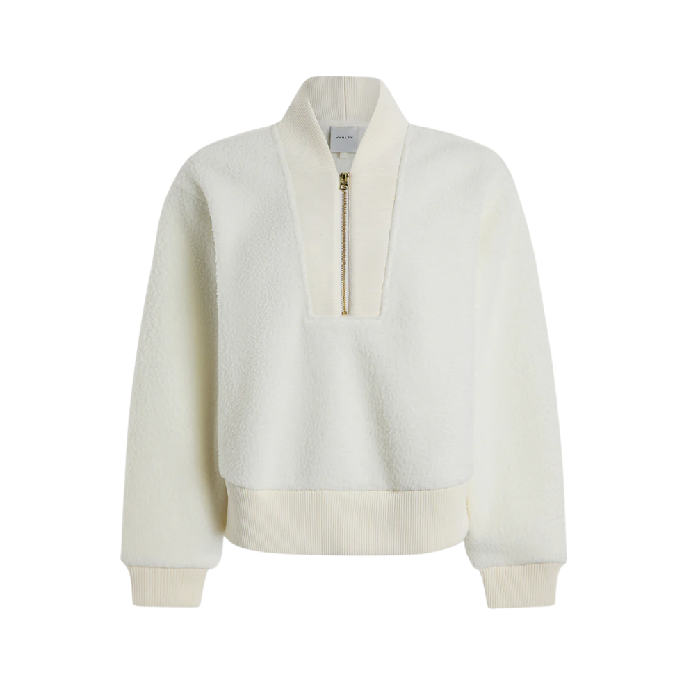 Mumford Half Zip Fleece Egret