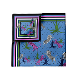 Jungle Fiordaliso Pocket Square