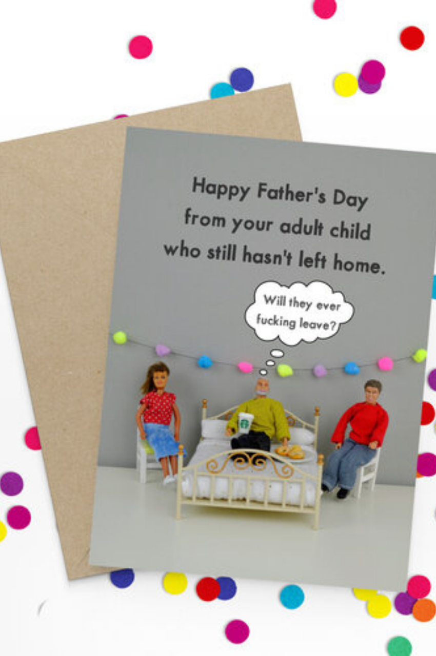 Happy Father's Day From Your Young Adult Card