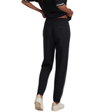 Slim Pintuck 27.5" Navy Pants