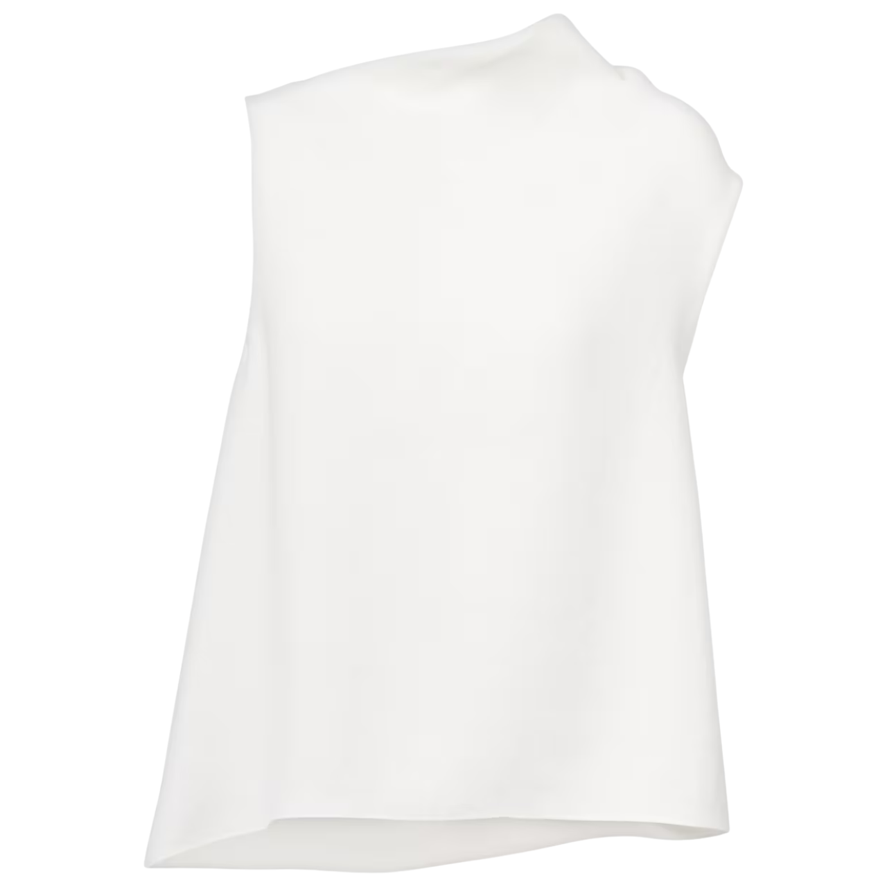 A-Line Draped Top Off-White