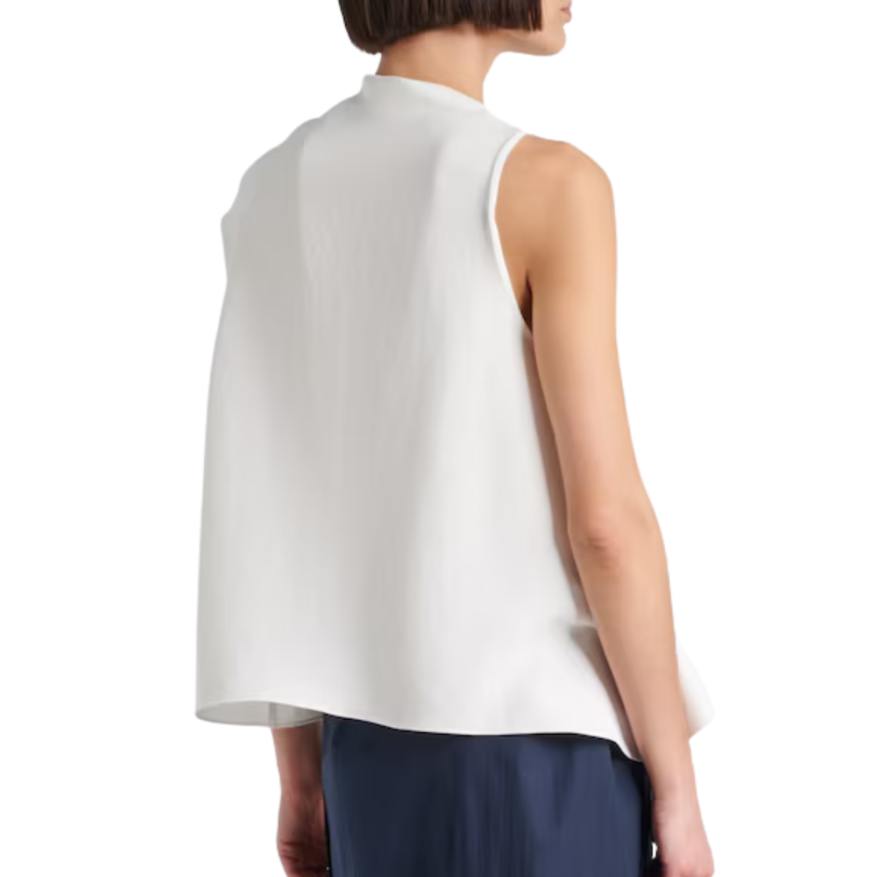 A-Line Draped Top Off-White