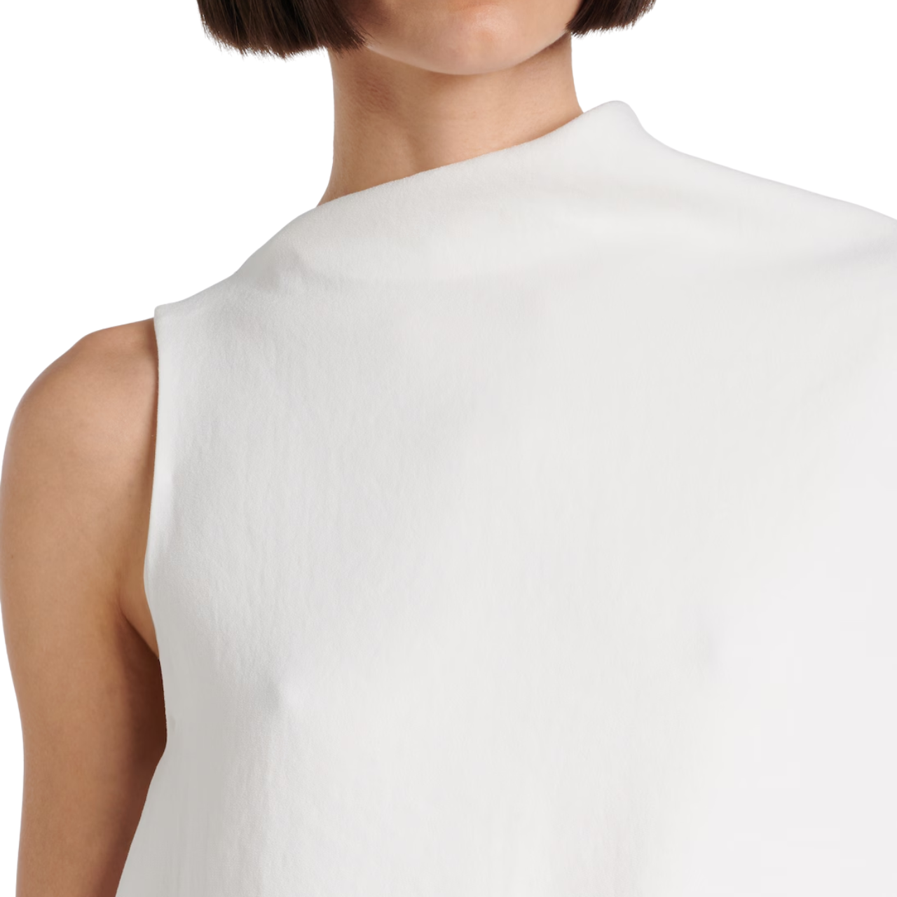 A-Line Draped Top Off-White