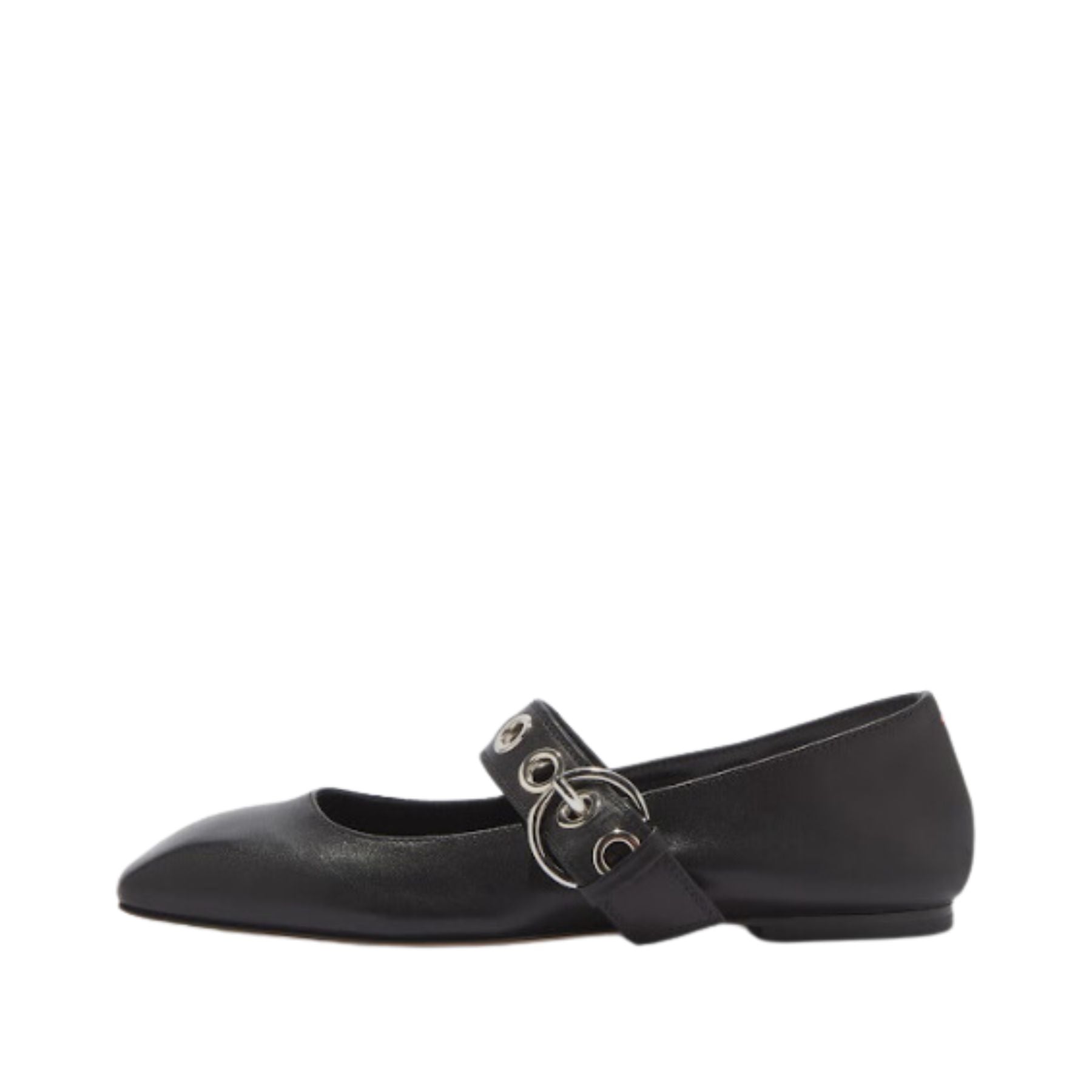 Uma Eyelet Nappa Leather - Black