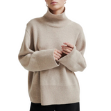 Alpha Knit T-Neck Pumice Stone