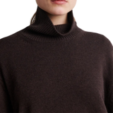 Alpha Knit T Neck Brown