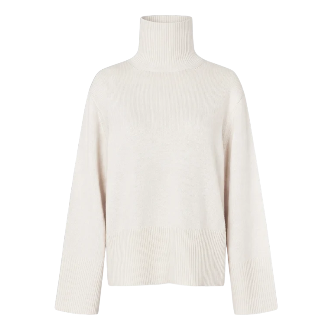 Alpha Knit TNeck Cream