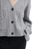 Alphine Knit Cardigan Grey
