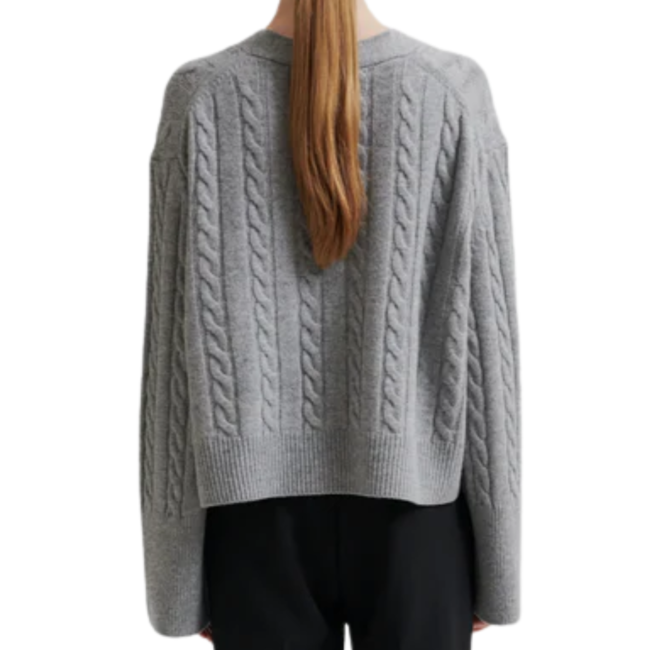 Alphine Knit Cardigan Grey